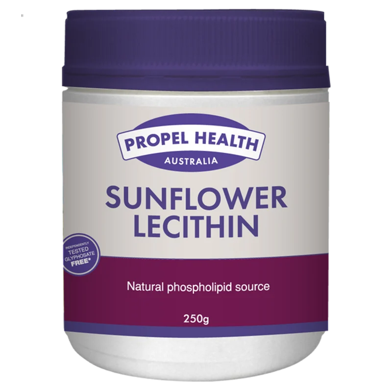 Sunflower lecithin Australia: Propel Health powder, 250 g jar